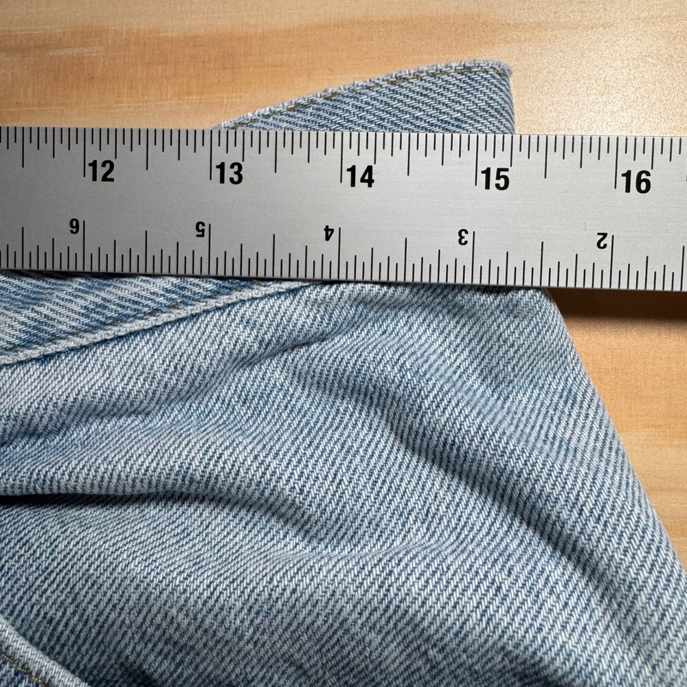 Lee Jeans Mens Vintage 90s Light Wash Straight Leg Denim Jeans 30x31 Light Blue - Picture 8 of 12